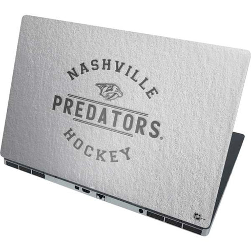 NHL Nashville Predators Black Text Dell Precision Skin