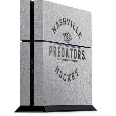 NHL Nashville Predators Black Text PlayStation PS4 Skins