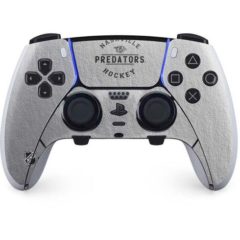 NHL Nashville Predators Black Text PS5 DualSense Edge Pro Controller Skin