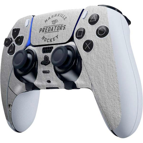 NHL Nashville Predators Black Text PS5 DualSense Edge Pro Controller Skin