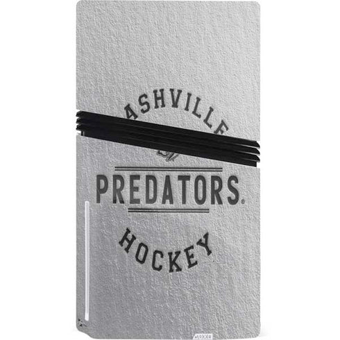 NHL Nashville Predators Black Text PS5 Pro Disk Bundle Skin