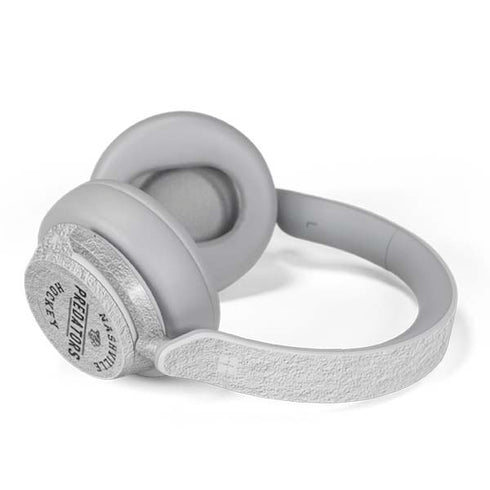 NHL Nashville Predators Black Text Surface Headphones Skin