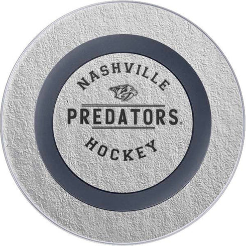 NHL Nashville Predators Black Text Wireless Charger Skin