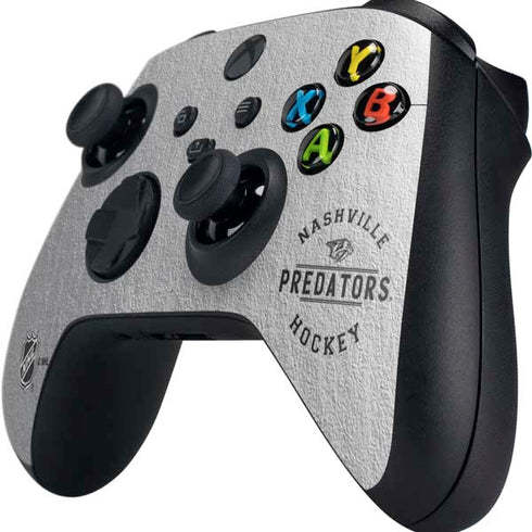 NHL Nashville Predators Black Text Xbox Series X Controller Skin