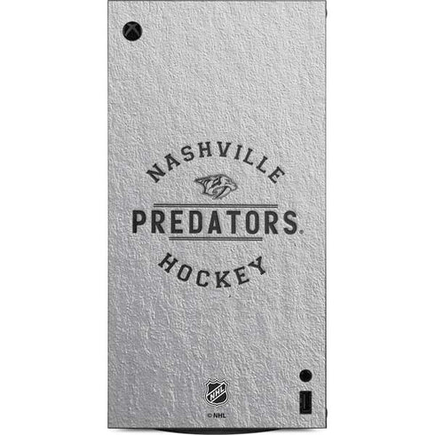 NHL Nashville Predators Black Text XBox Series X Digital Edition Console Skin