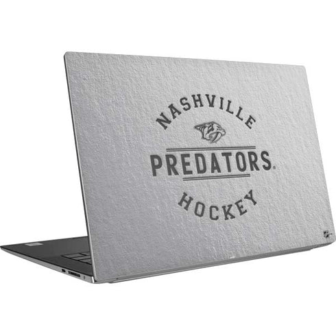 NHL Nashville Predators Black Text Dell XPS Skin