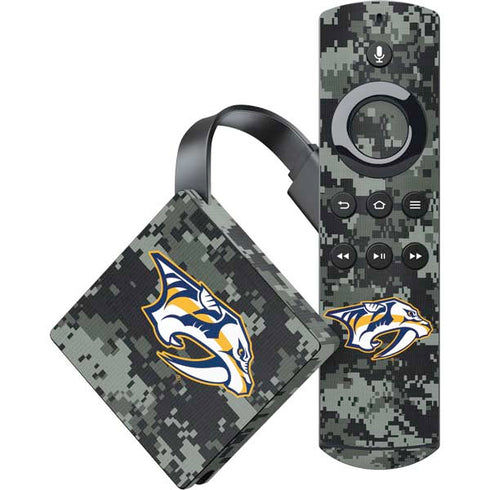NHL Nashville Predators Camo Amazon Fire TV Skin