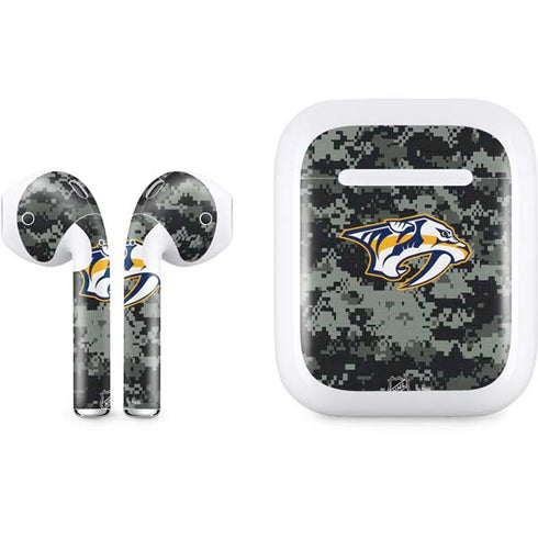 NHL Nashville Predators Camo Apple AirPods Skin