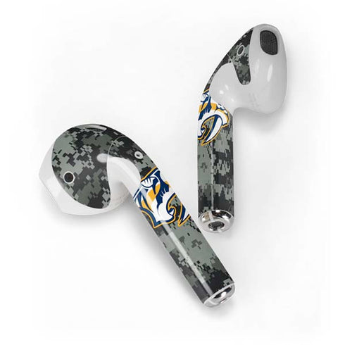 NHL Nashville Predators Camo Apple AirPods Skin