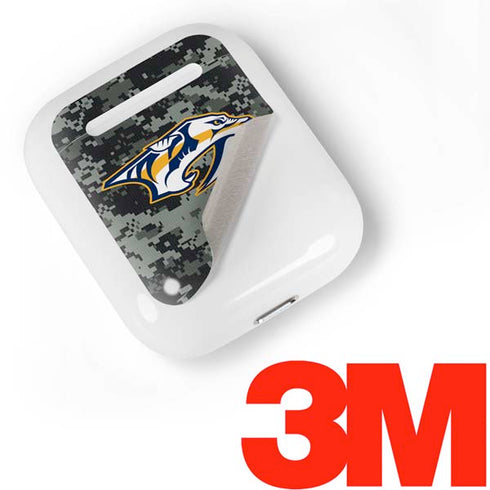 NHL Nashville Predators Camo Apple AirPods Skin