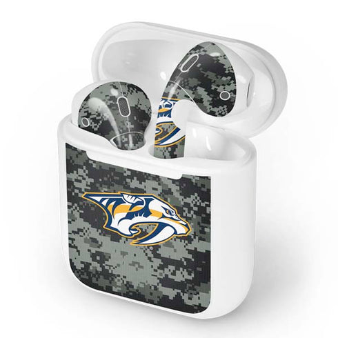 NHL Nashville Predators Camo Apple AirPods Skin