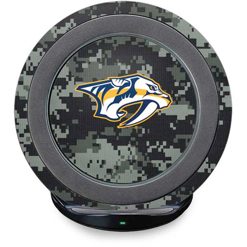 NHL Nashville Predators Camo Fast Charge Wireless Charging Stand Skin