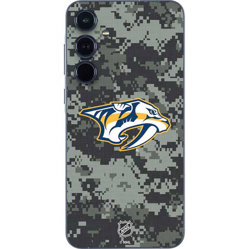 NHL Nashville Predators Camo Galaxy A55 5G Skin