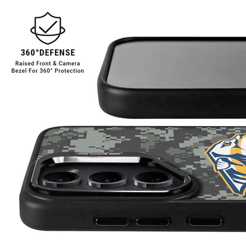 NHL Nashville Predators Camo Galaxy S25 Plus Kickstand Case