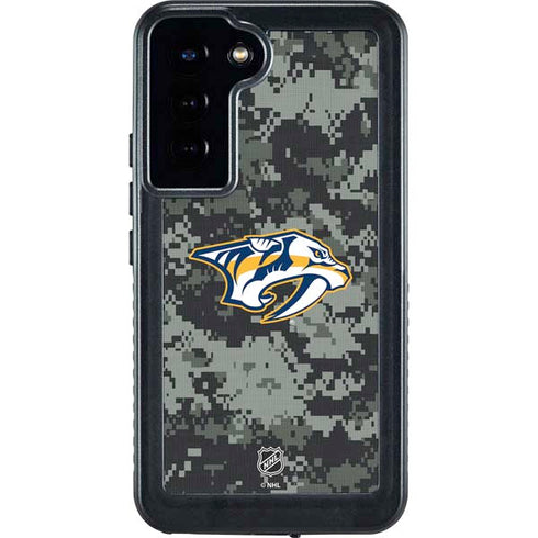 NHL Nashville Predators Camo Galaxy S24 Plus Waterproof Case