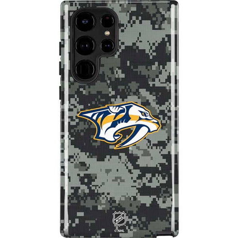 NHL Nashville Predators Camo Galaxy S25 Ultra Impact Case