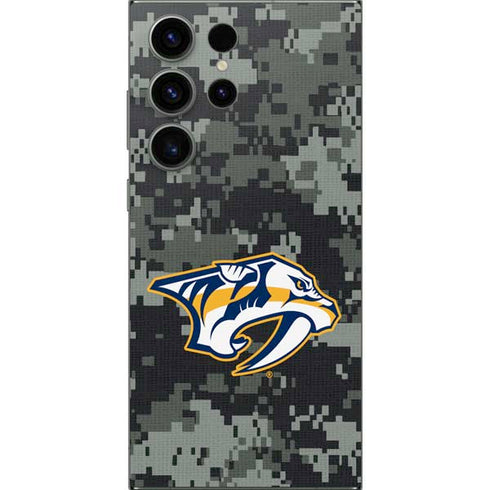 NHL Nashville Predators Camo Galaxy S25 Ultra Skin