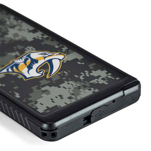 NHL Nashville Predators Camo Galaxy S24 Ultra Waterproof Case