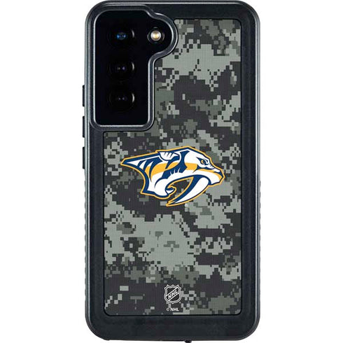 NHL Nashville Predators Camo Galaxy S24 Waterproof Case