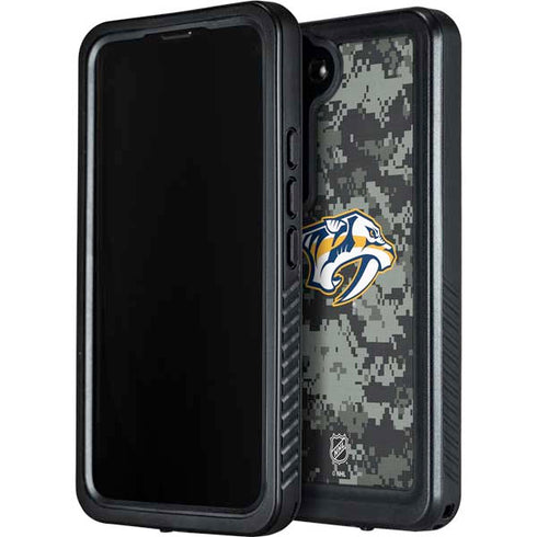 NHL Nashville Predators Camo Galaxy S24 Waterproof Case