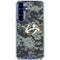 NHL Nashville Predators Camo Galaxy S25 Clear Case