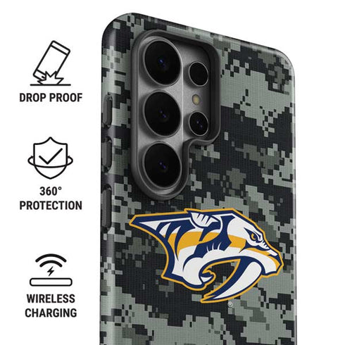 NHL Nashville Predators Camo Galaxy S26 Ultra Impact Case