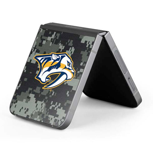 NHL Nashville Predators Camo Galaxy Z Flip6 Skin