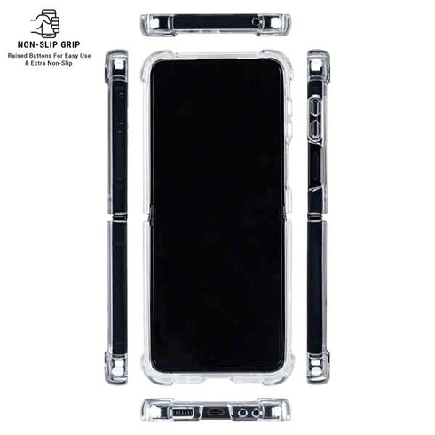 NHL Nashville Predators Camo Galaxy Z Flip6 Clear Case