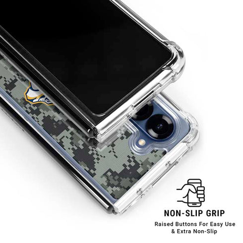 NHL Nashville Predators Camo Galaxy Z Fold6 Clear Case