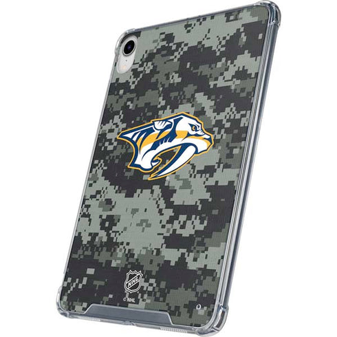 NHL Nashville Predators Camo iPad 11th Gen (2025) Clear Case