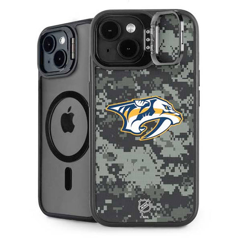 NHL Nashville Predators Camo iPhone 14 Kickstand Case