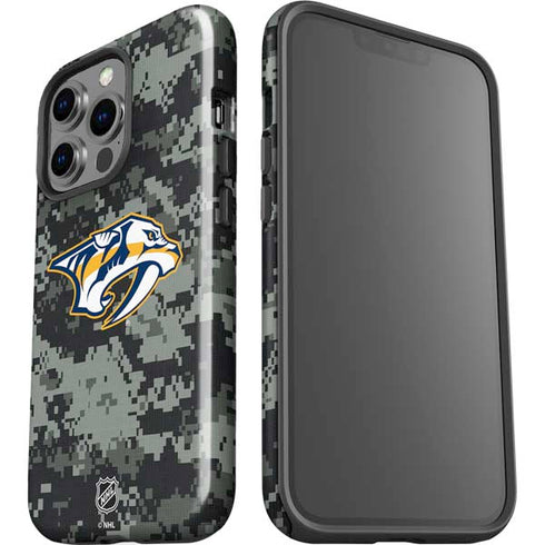 NHL Nashville Predators Camo iPhone 15 Pro Impact Case