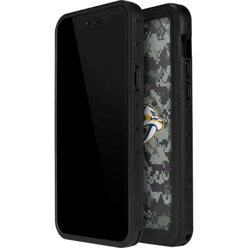 NHL Nashville Predators Camo iPhone 15 Pro Waterproof Case