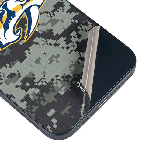 NHL Nashville Predators Camo iPhone 15 Skin