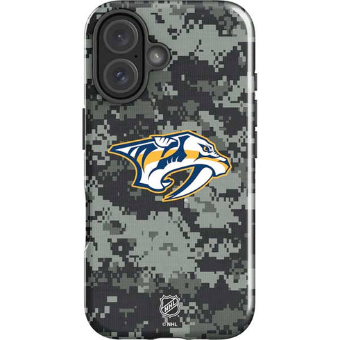 NHL Nashville Predators Camo iPhone 16 Impact Case