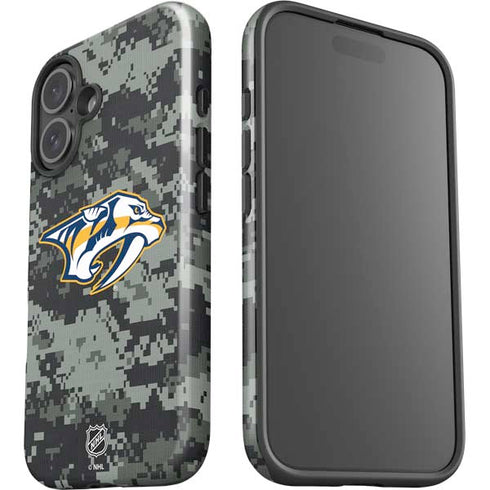 NHL Nashville Predators Camo iPhone 16 Impact Case