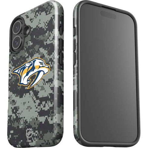NHL Nashville Predators Camo iPhone 16 Plus Impact Case