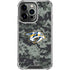 NHL Nashville Predators Camo iPhone 16 Pro Clear Case
