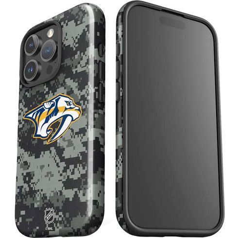 NHL Nashville Predators Camo iPhone 16 Pro Impact Case