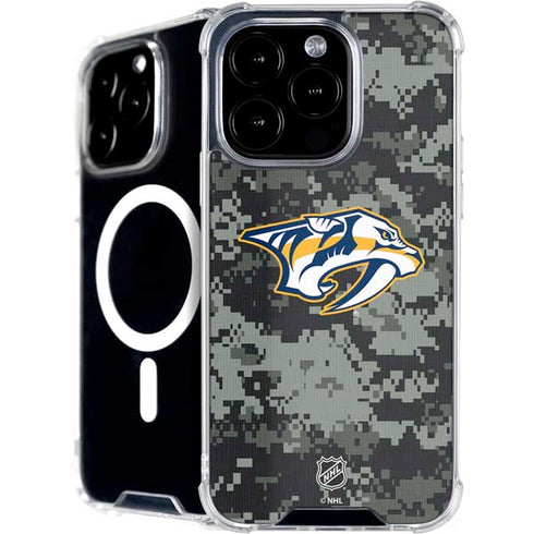 NHL Nashville Predators Camo iPhone 16 Pro MagSafe Case