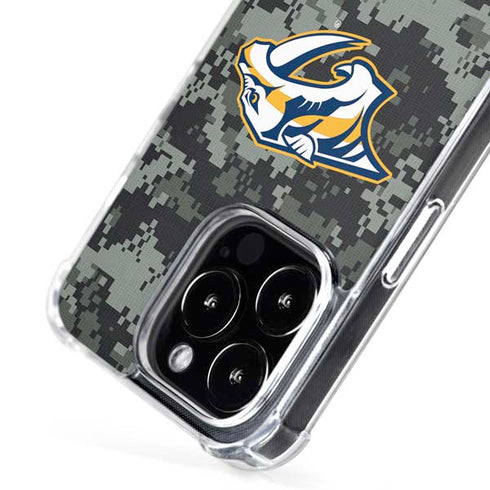 NHL Nashville Predators Camo iPhone 16 Pro Max MagSafe Case