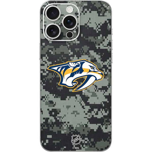 NHL Nashville Predators Camo iPhone 16 Pro Max Skin