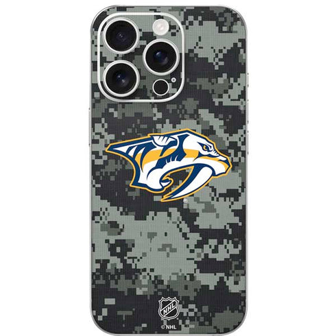 NHL Nashville Predators Camo iPhone 16 Pro Skin