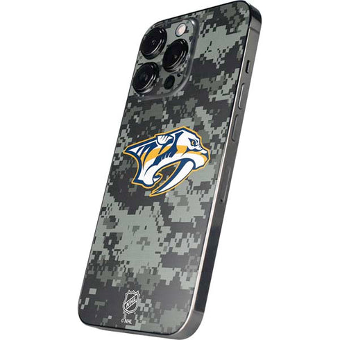 NHL Nashville Predators Camo iPhone 16 Pro Skin