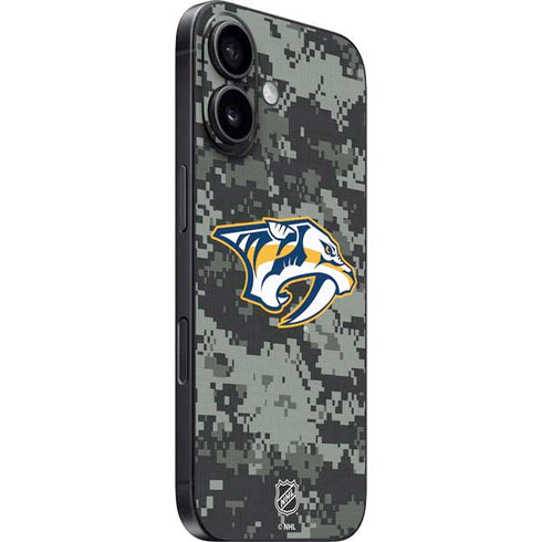 NHL Nashville Predators Camo iPhone 16 Skin