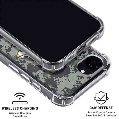NHL Nashville Predators Camo iPhone 16e Clear Case