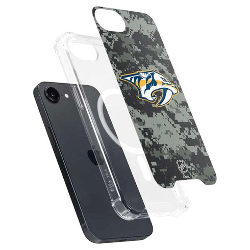 NHL Nashville Predators Camo iPhone 16e MagSafe Case