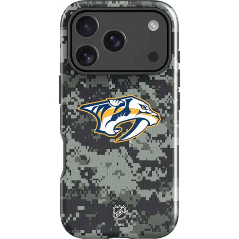 NHL Nashville Predators Camo iPhone 18 Pro Impact Case