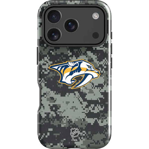 NHL Nashville Predators Camo iPhone 18 Pro Max Impact Case