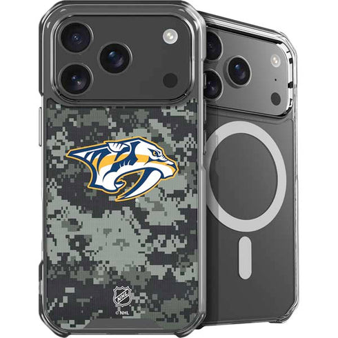 NHL Nashville Predators Camo iPhone 18 Pro Max MagSafe Case